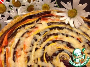 Рецепт Овощной тарт "Краски лета"