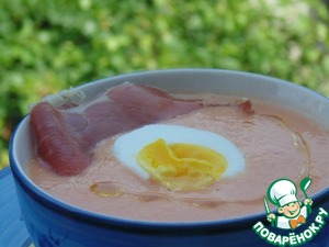 Рецепт Холодный испанский суп "Сальморехо"