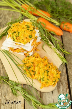 Рецепт Морковные оладьи