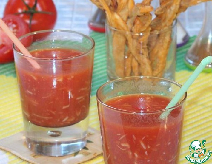 Рецепт: Сырно-томатный сок