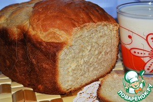 Рецепт Белый хлеб с медом и имбирем