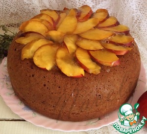 Рецепт Пирог с яблоками и ягодами "Летняя рапсодия"