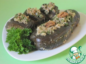 Рецепт Маринованные баклажаны с сельдереем и орехами