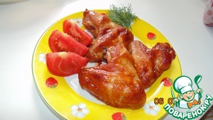 Рецепт Куриные крылышки в медово-соевом соусе