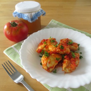 Рецепт Куриное филе с помидорами и медом