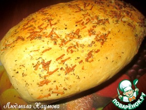 Рецепт Ароматный хлебушек с чесноком и орегано