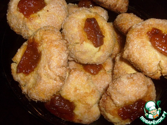 Воздушное печенье с клюквой