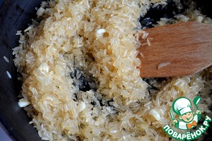 Рис с чесноком по-японски