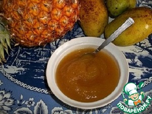 Рецепт Ананасовый джем и варенье из манго и ананаса