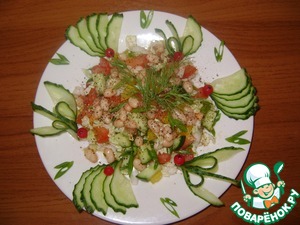 Рецепт Овощной салат с фасолью
