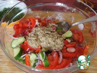 Салат из свежих овощей Глехурад ингредиенты