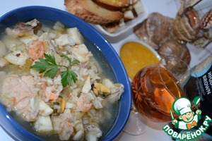 Рецепт Суп французских рыбаков "Буйабес"