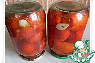 Рецепт: Маринованные помидоры в микроволновке