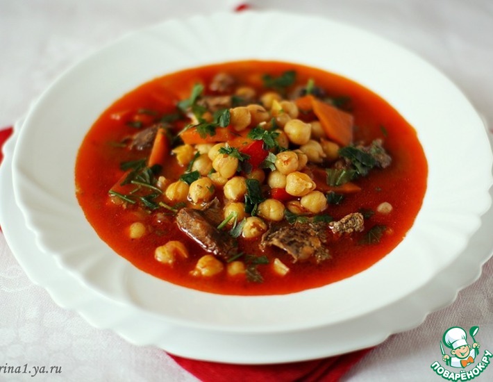 Суп из нута – кулинарный рецепт