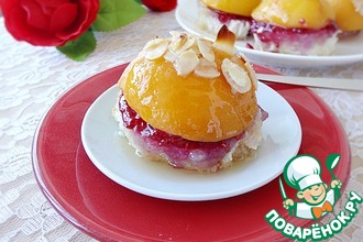 Рецепт: Фруктовый десерт Печеный персик