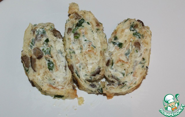 Roulade with mushrooms