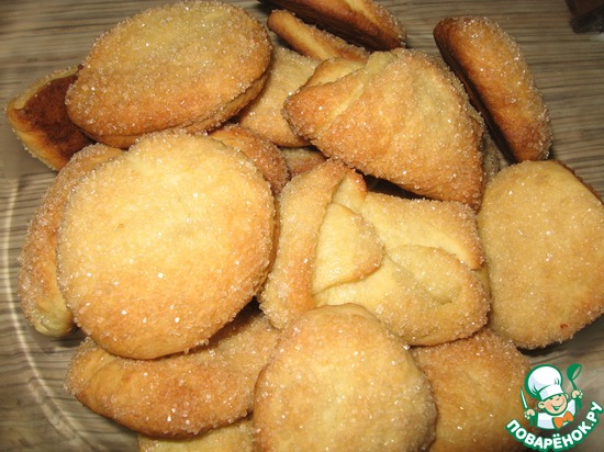 Печенье из песочно-дрожжевого теста