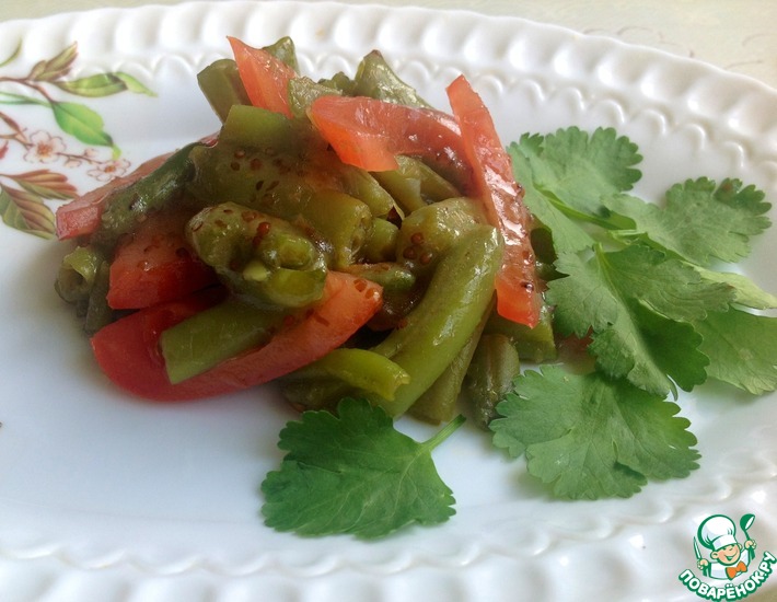 Рецепт: Салат из маринованной фасоли Паради