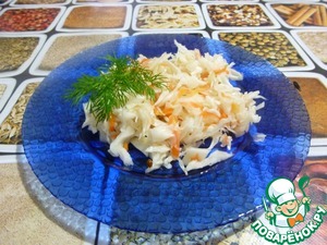 Малосольная квашеная капуста - пошаговый рецепт с фото на Повар.ру