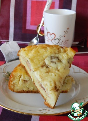 Рецепт Сырный пирог с фрикадельками