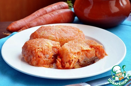 Шашлык "Морковные бочонки" – кулинарный рецепт