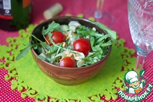 Рецепт Салат из авокадо и рукколы