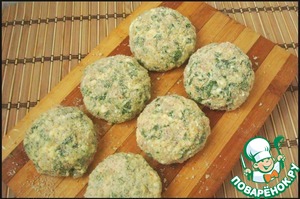 Котлеты из картофеля со шпинатом вегетарианские