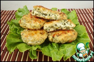 Котлеты из картофеля со шпинатом вегетарианские