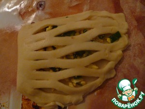 Слоеные пирожки с яйцом и зеленым луком (дуэль) – пошаговый рецепт с фотографиями