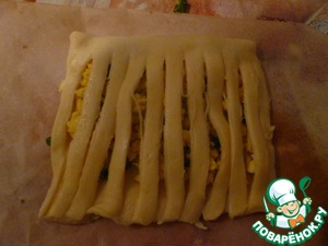 Слоеные пирожки с яйцом и зеленым луком (дуэль) – пошаговый рецепт с фотографиями