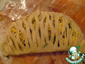 Слоеные пирожки с яйцом и зеленым луком (дуэль) – пошаговый рецепт с фотографиями