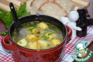 Рецепт Овощной суп с сырными шариками