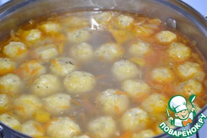 Суп с сырными шариками – пошаговый рецепт с фотографиями