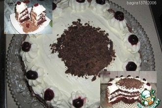 Рецепт: Торт Черный лес или Шварцвальдский торт