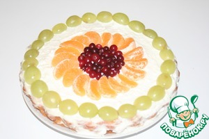 Рецепт Творожный торт с фруктами