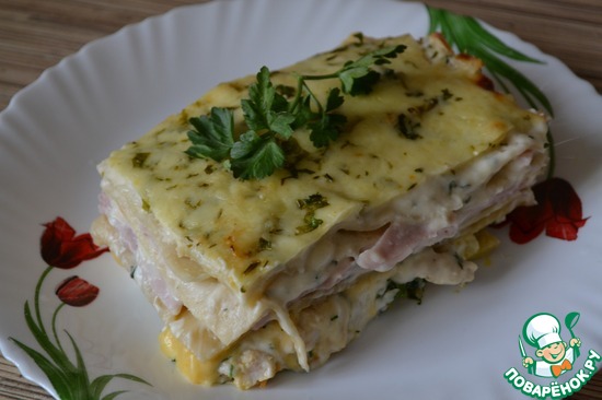 Лазанья-базовый рецепт для пасты