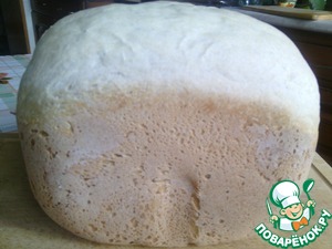 Рецепт Хлеб белый простой на закваске в хлебопечке