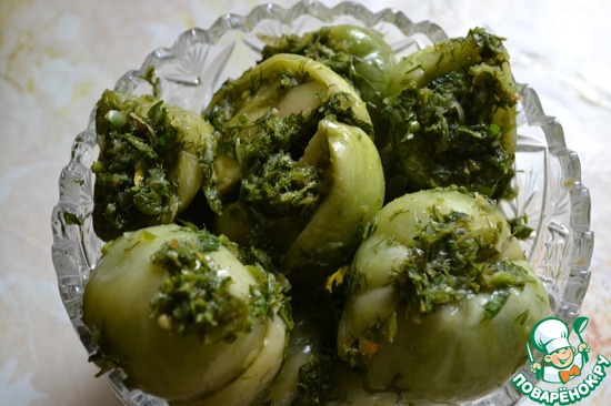 Зеленые помидоры "По-грузински"