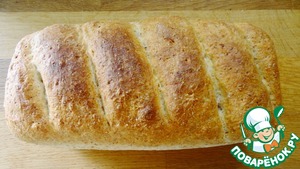 Рецепт Хлеб пшеничный с отрубями