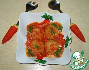 Рецепт Тефтели с сыром в томатном соусе