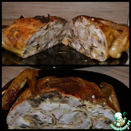 Фаршированная курица