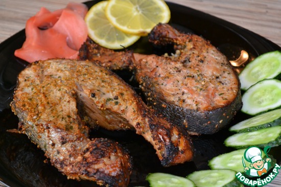 Лосось-гриль в азиатском стиле