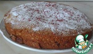 Рецепт Кекс (пирог) на сгущенке