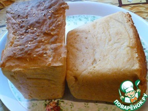 Рецепт Бездрожжевой постный хлеб