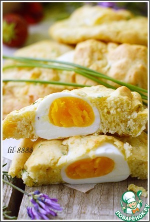 Рецепт Яйца в сырных булках