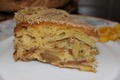 "Мокрый" яблочный пирог