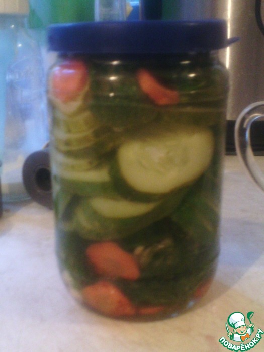 Огуречные кружочки – кулинарный рецепт