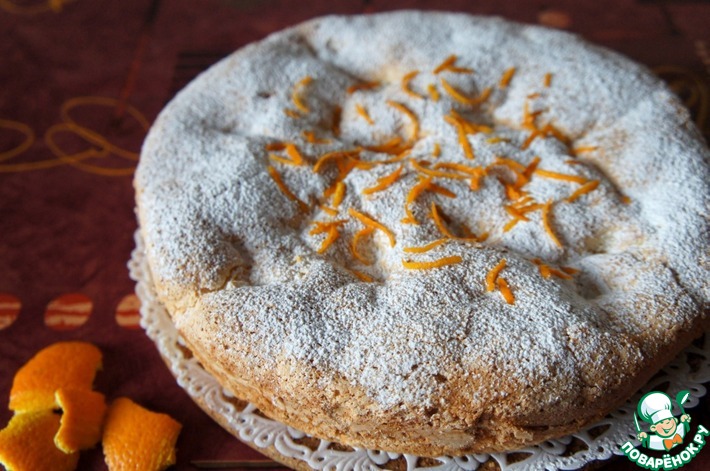 Пирог с апельсинами - Пошаговый рецепт с фото. Выпечка. Пироги