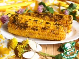 Рецепт Запеченная кукуруза