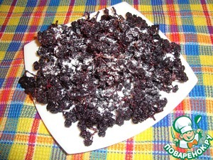 Рецепт Сухое варенье из черноплодной рябины
